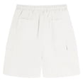 thumbnail image 4 of Angala Toddler Boys Shorts Solid Elastic Waist Cargo Shorts Summer Lightweight Relaxed Fit Dailywear Kids Shorts Size 7-8 Years White, 4 of 9