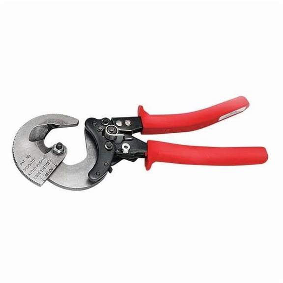 Burndy 10-1/2" Ratchet Action Cable Cutter, Center Cut RCC336