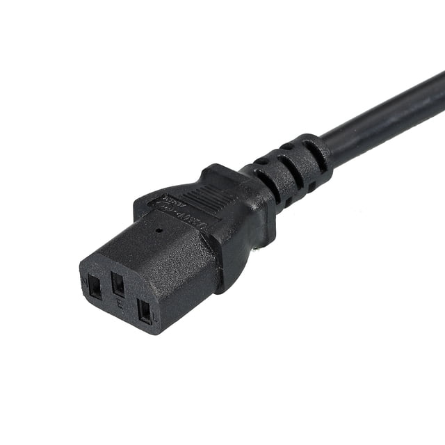 Cable de Alimentación AC Uxcell de 3 Clavijas C13 Hembra 3.28Ft 250V 10A Cable de Extensión PDU 1Pcs
