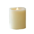 thumbnail image 1 of HoogaLife Flameless Candles Flickering Flame Effect (D 3.5" x H 4") Ivory Auto-Moving Wick, LED Pillar Candles Real Wax with Timer and Battery Operated and Remote to Buy Separately, 1 of 4