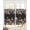 Black, variant on Spring Floral Sheer Curtains 84 Inch Length 2 Panels Set for Living Room/Bedroom, Elegant Flowers Farmhouse Botanical Rustic Kitchen Curtains Grommet Semi-Sheer Curtains Window Treatments 42"x84"x2