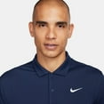 thumbnail image 4 of Men's Nike Solid Dri-FIT Golf Polo Color: Navy Blue Size: L, 4 of 4