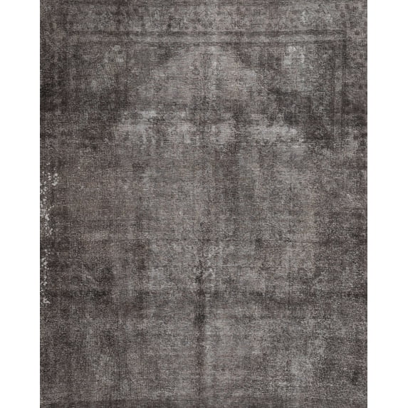 Ahgly Company Indoor Rectangle Traditional Granite Gray Persian Area Rugs, 5' x 8'
