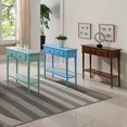 thumbnail image 2 of Leick Coastal Notions Table Console à 1 Tiroir avec Tablette, Vert Kiwi, 2 of 3