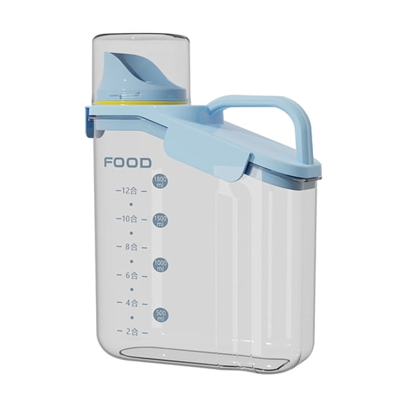 Cereal Containers Storage Dispenser Plastic Cereal Dispenser Storage Box Kitchen Food Grain Rice Container Plastic Cereal Storage Containers Small Plastic Storage Containers