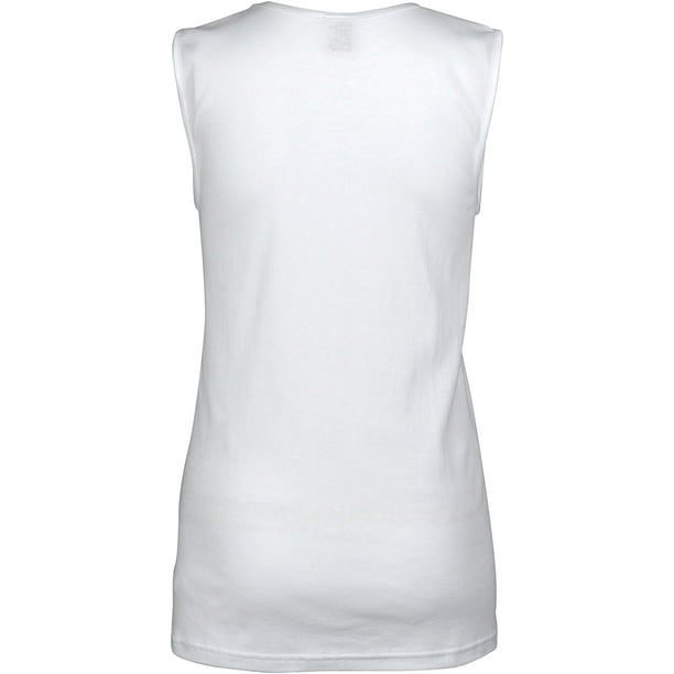 Rosette Womens Sleeveless Undershirt - Cotton High Neck, Full