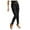 Black, variant on GJSYRH Workout Yoga Pants for Women Women's Solid Cargo Yoga Pants with Secure Zipper Pockets and Adjustable Waistband for Comfortable