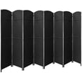 thumbnail image 1 of Biombo Divisor de Ambientes, Separador de Pared Divisoria Plegable Extra Ancho de 6 Pies de Alto, Biombos de Privacidad Plegables y con Bisagras Dobles, Gris/blanco, 1 of 8
