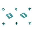 thumbnail image 3 of koolsoo 2Pcs Bike Self Locking Pedal Gaskets Beginners Spare Maintenance with Screws Green, 3 of 9