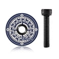 thumbnail image 1 of Headset Stem Cap Cover Various Designs 11/8" MTB Commuter Road Bike NEW, 1 of 9