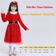 thumbnail image 1 of Disfraz de señora Claus para niñas, vestido de Navidad, fiesta de festival de Navidad, vestido de tutú rojo, disfraz de Papá Noel para bebés, disfraz de Papá Noel para niños, 1 of 5