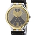 thumbnail image 1 of Pre-Owned OMEGA De Ville Symbol K18 Gold Steel Quartz Mens Watch 196.0316 Polished, 1 of 9