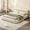Beige, variant on Harper & Bright Designs Queen Size Upholstered Platform Bed with Thick Fabric, Grounded Bed with Solid Frame, Beige