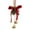 Red, variant on Gold Bells with Bow Christmas Ornamentt with Red Bows & Bells, Pinecones, 30x9cm Hanging Decor for Tree and Holiday Displays, Festive Hanging Pendant