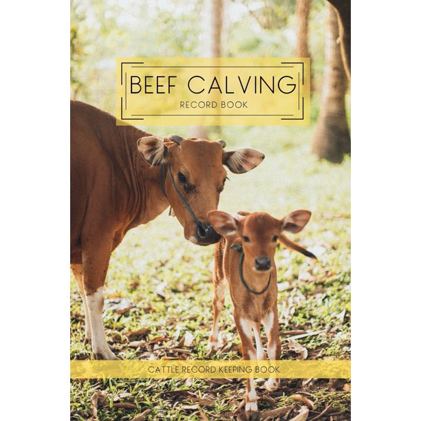 Beef Calving Record Book Cattle Record Keeping Book Essential For