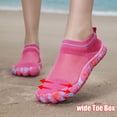 thumbnail image 2 of Wide Toe Barefoot Water Shoes for Men and Women, Quick-Dry Non-Slip Aqua Socks for Beach, Swimming, Hiking, Fishing, Yoga, Surfing and Outdoor Sports, 2 of 9