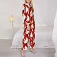 thumbnail image 3 of Balery Fire Symbols Pattern Pajama Sets for Women Long Sleeve 2 Piece Sleepwear Loungewear Sets Soft PJ's with Pockets Long Sleeve Comfy Pj Sets-Small, 3 of 7