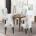 thumbnail image 3 of Printed Dining Room Chair Covers Set of 4, Stretch Kitchen Chair Covers Washable Parsons Chair Slipcover Removable Dining Chair Protectors for Hotel,Ceremony(Autumn Leaves), 3 of 6