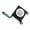 White, variant on Replacement Analog Joystick Module for Slim Handheld Console, Thumbstick Repair Part with Ribbon Connector Housing for PSV1000