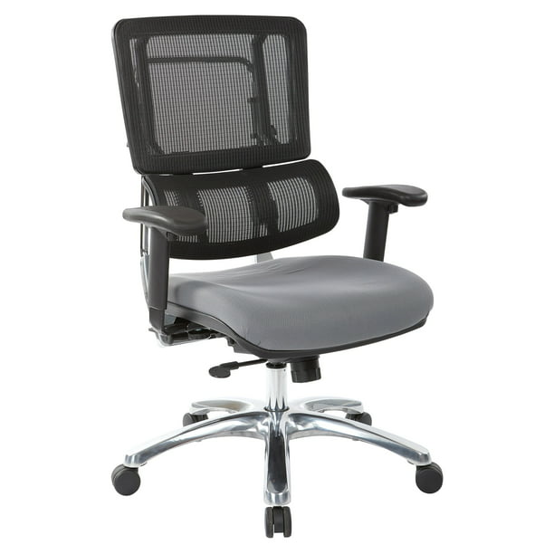 Black Mesh Back With Custom Fabric Seat, Custom Fabric Office Chairs