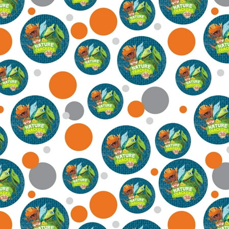 Nature Trackers Club Dinosaur Train Premium Gift Wrap Wrapping Paper Roll