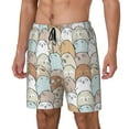 thumbnail image 2 of Daiia Lovely Bear Mens Swim Trunks Swim Shorts Quick Dry Swim Shorts with Mesh Lining Pockets-XX-Large, 2 of 9