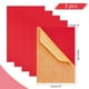 thumbnail image 2 of Paquete de 5 láminas transparentes de 3 mm de color rojo, láminas de plástico translúcidas, paneles de corte láser, 2 of 6