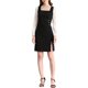 thumbnail image 2 of INSPIRE CHIC Vestido de Manga Larga con Cuello Cuadrado y Panel Contrastante para Mujeres Negro XS, 2 of 6