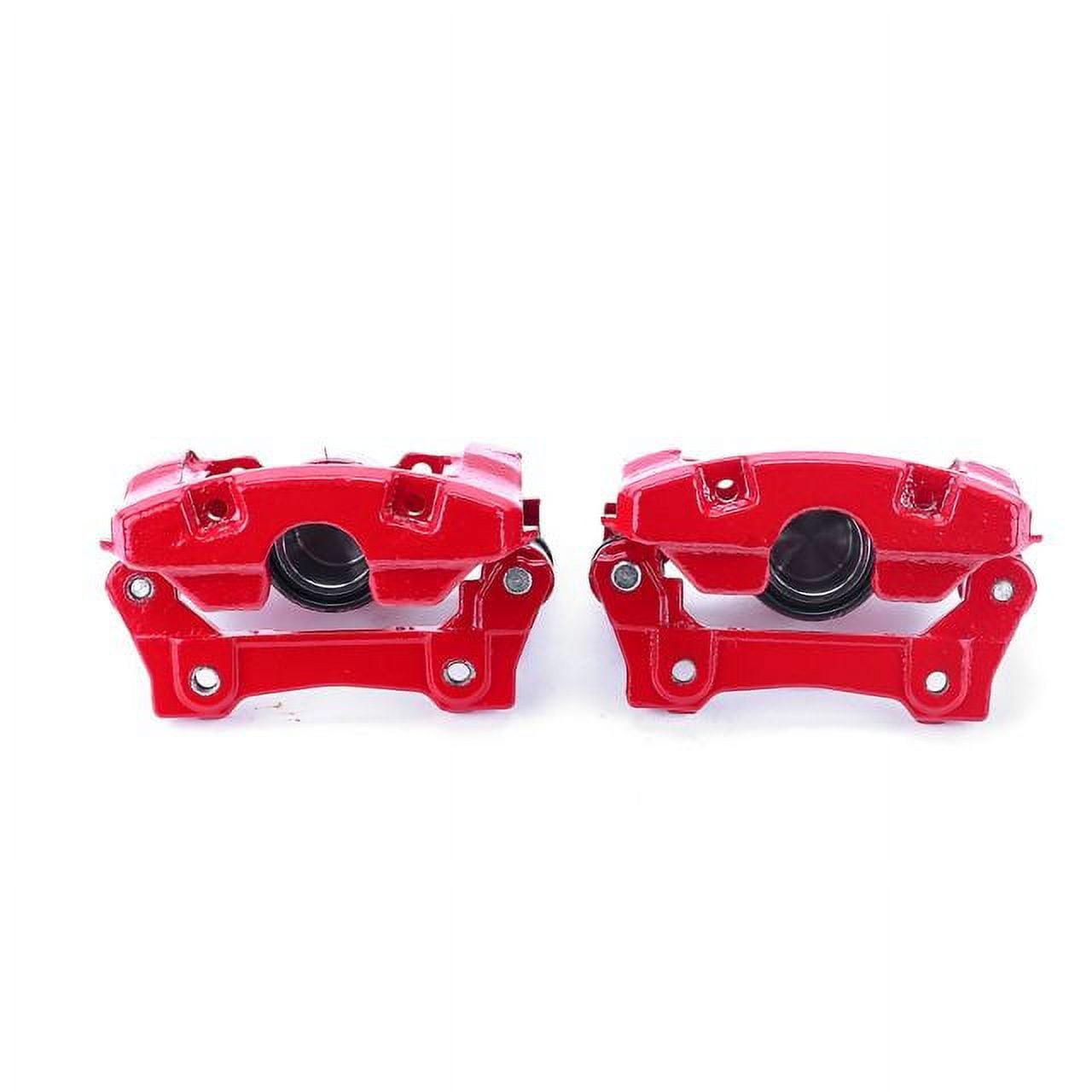 Power Stop S3312 Red Powder-Coated Performance Calipers -Rear