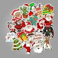 thumbnail image 2 of 50pcs Christmas Stickers Christmas Stickers Labels Merry Christmas Tag Stickers, 2 of 5