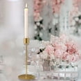 thumbnail image 3 of simhoa Candle Holder for Pillar Candles Candle Stand Iron Stable Base Table Centerpiece Gold L, 3 of 8