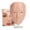 Pink, variant on BOKYAN Reusable Realistic 5D Silicone Makeup Practice Face Mannequin with Stand, Light Skin Tone, 2 Pieces
