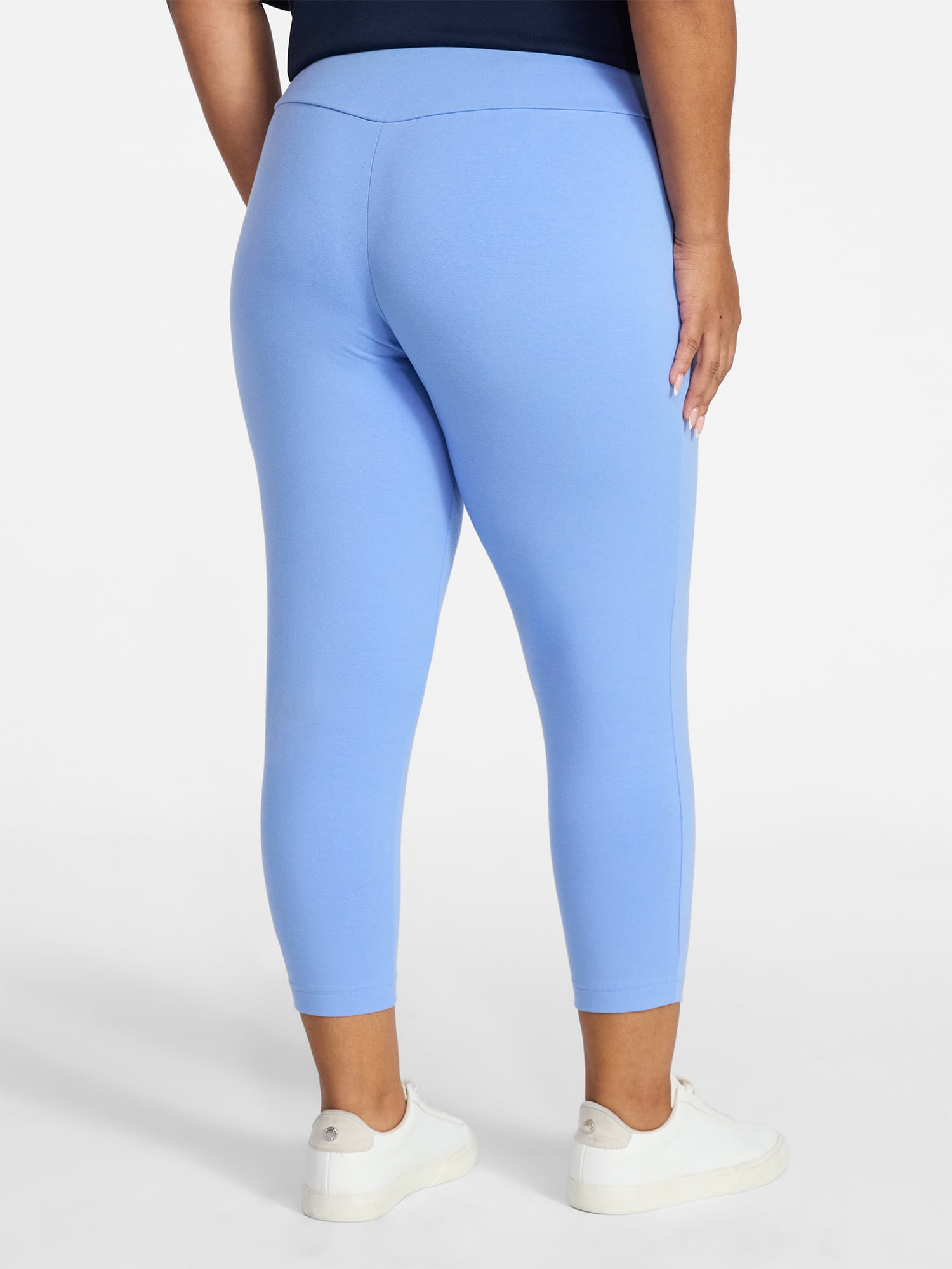 Terra & Sky Women's Plus Size Capri Legging, Sizes 0X-5X