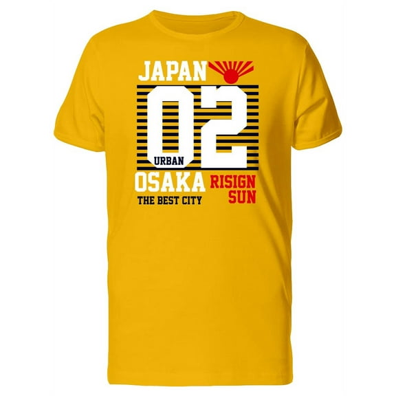 Japan Osaka Best City Rising Sun Tee Men's -Image by Shutterstock