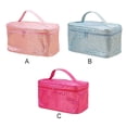 thumbnail image 4 of Matsuzay Bolsa de cosméticos Almacenamiento de artículos de tocador Gran capacidad Bolsa de multifunción Organizador Bolso Maleta Type2 NO2, 4 of 6