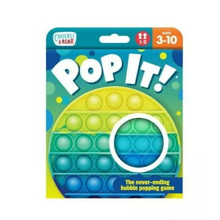 Chukle & Roar Pop it! Fidget and Sensory Game - Yellow to Blue Ombre