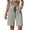 CBQ67-Green, variant on Striped Faux Linen Shorts For Women Drawstring High Waisted Bermuda Shorts Summer Casual Loose Fit Bottoms With Pocket Sky Blue XL