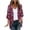 2-Purple A, variant on Women's Fashionable Floral Print Puff Sleeve Kimono Cardigan Loose Plus Size Chiffon Cover Up Casual Blouse Tops