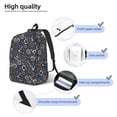 thumbnail image 5 of Daiia Nautical Vintage Canvas Backpack for Men and Women ,Hiking Backpack,Travel Laptop Bag for School,Large Capacity Backpack, 5 of 8