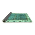 thumbnail image 2 of Ahgly Company Indoor Rectangle Abstract Turquoise Blue Modern Area Rugs, 6' x 9', 2 of 4
