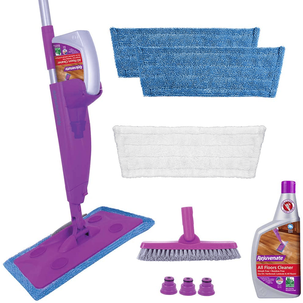 Rejuvenate Click N Clean MultiSurface Spray Mop System Complete Bundle