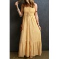 thumbnail image 1 of a.Jesdani Floral Ruffle Maxi Dress - Elegant Yellow Flair, 1 of 8