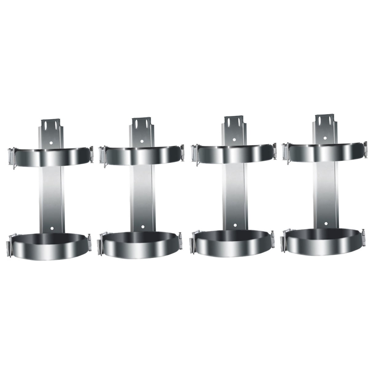 Masteelf 4 pcs Fire Extinguishers Wall Bracket Practical Fire Extinguisher Mounts for Home Office 2kg