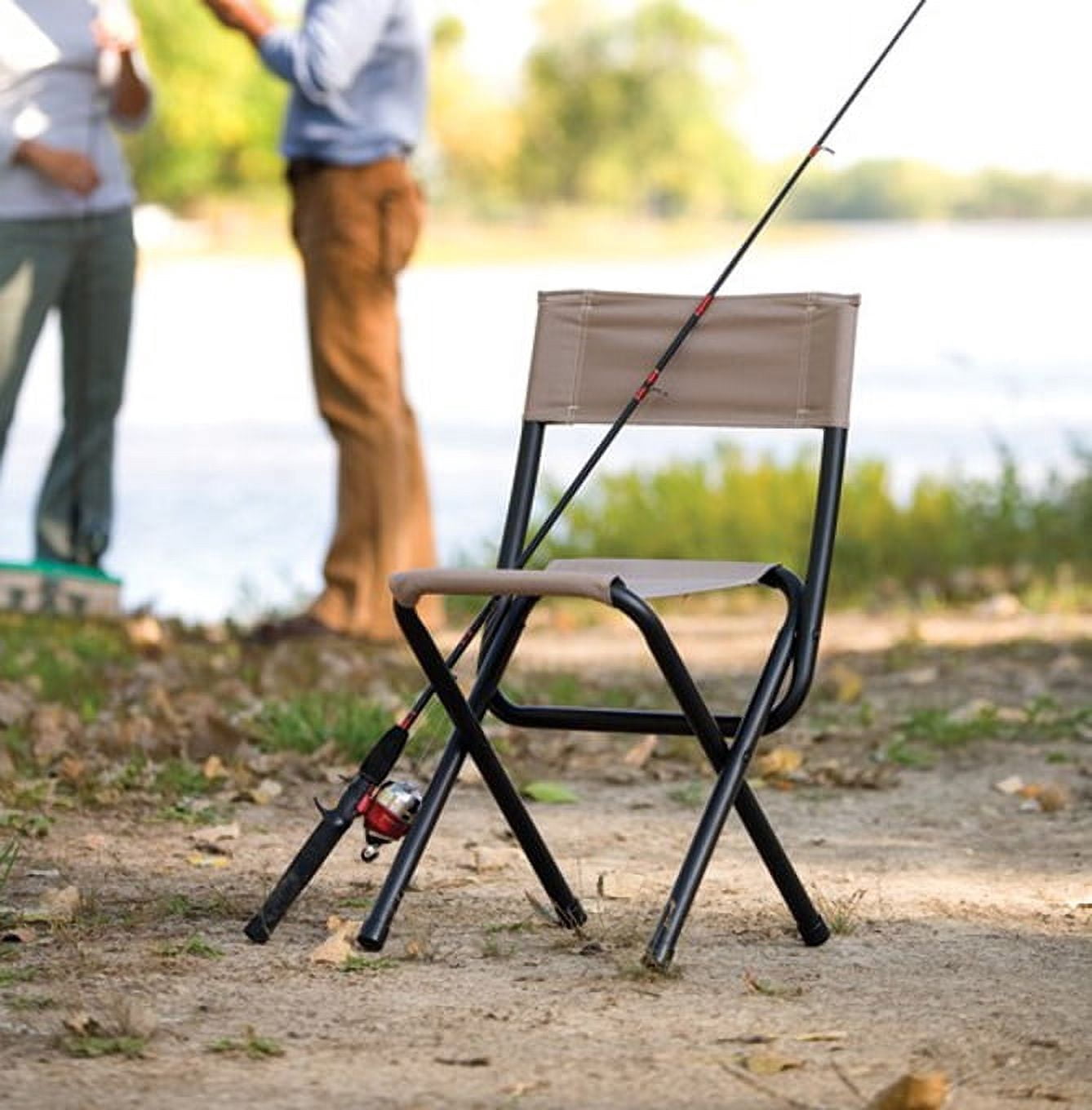 テーブル・チェア・ハンモック Coleman Outdoor Chair Coleman - Brandclub - Coleman Woodsman II Adult Camping Chair, Beige