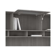 thumbnail image 4 of Bush Furniture cabot Bureau d'Ordinateur en L avec Huche et Bibliothèque à 5 Tablettes 60W Gris Moderne, 4 of 6