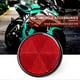 thumbnail image 3 of 2pcs Round Red Reflector Universal For Motorcycle ATV 5.6*0.8cm, 3 of 5