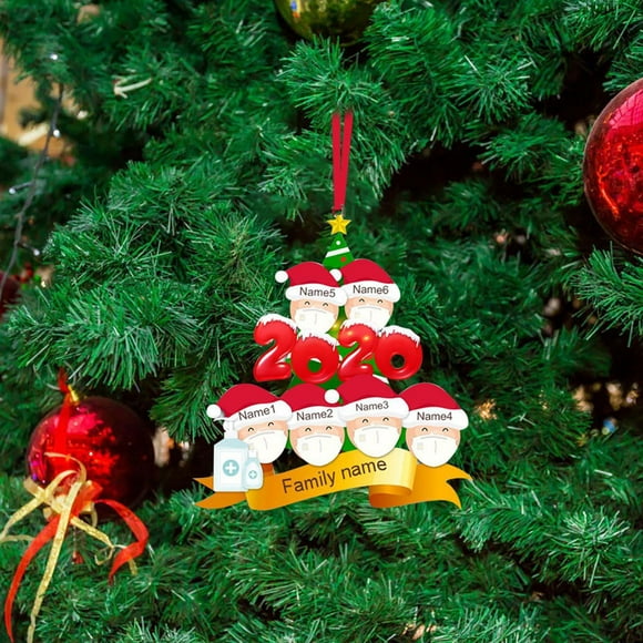 karymi Personalized Christmas Ornament For 2020 Christmas Hanging Ornaments Family Gift Flash Deal