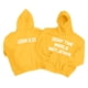 thumbnail image 1 of MHFRRA Sudadera con Capucha y Estampado de Letras para Hombre, Informal, Holgada, con Cremallera, Abrigo y Chaqueta con Bolsillo para Invierno Amarillo, 1 of 3