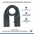 thumbnail image 5 of Grand Sierra  Reversible Fleece Winter Scarf (Men), 5 of 5