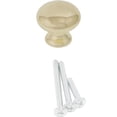 thumbnail image 4 of Stone Harbor Hardware Bi-Fold Closet Door Knob, 1-1/4 Inches, Polished Brass, 4 of 5